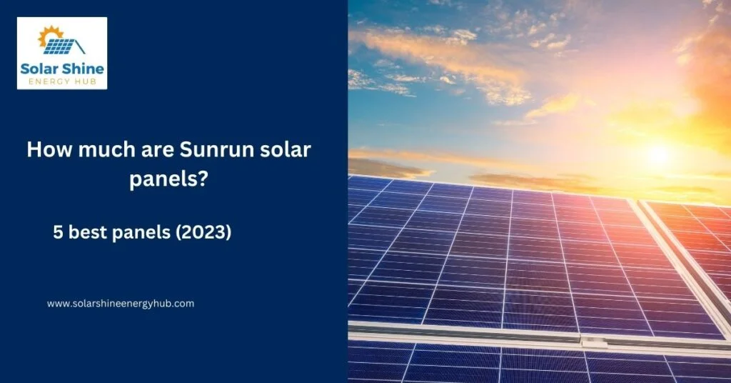 How much are Sunrun solar panels