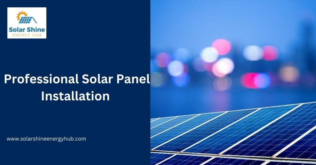 Professional Solar Panel Installation