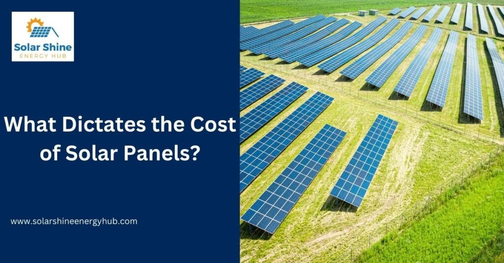 What Dictates the Cost of Solar Panels?