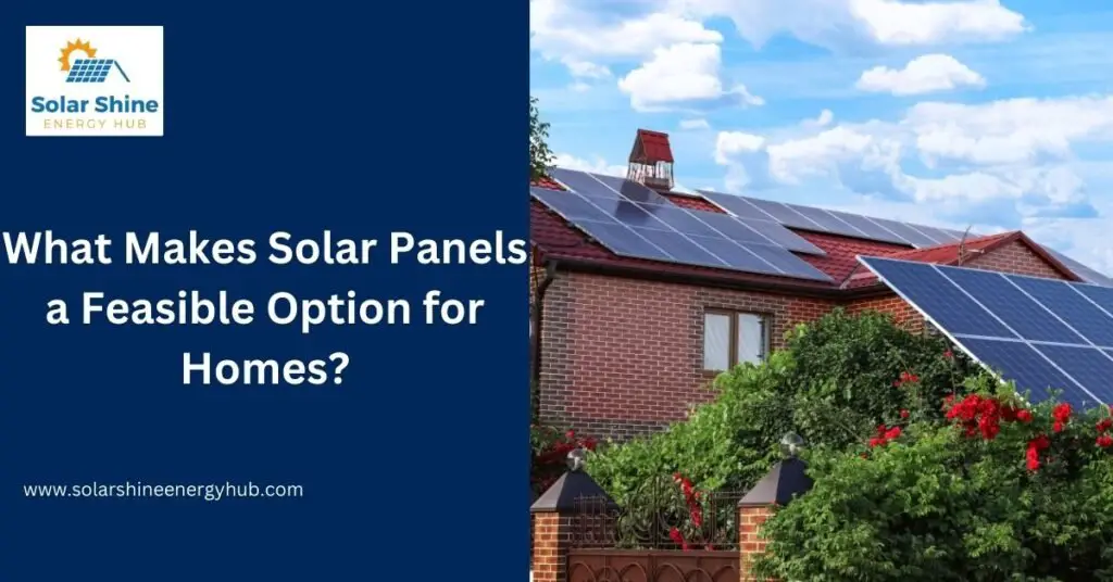 What Makes Solar Panels a Feasible Option for Homes?